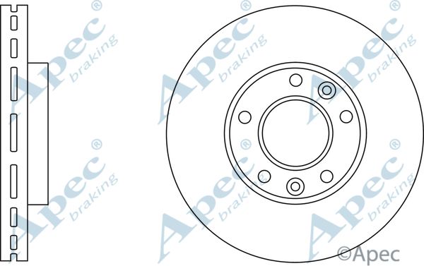 APEC BRAKING Jarrulevy DSK2730